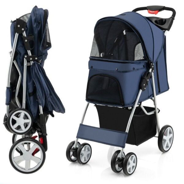 Poussette Pour Chien Pliable