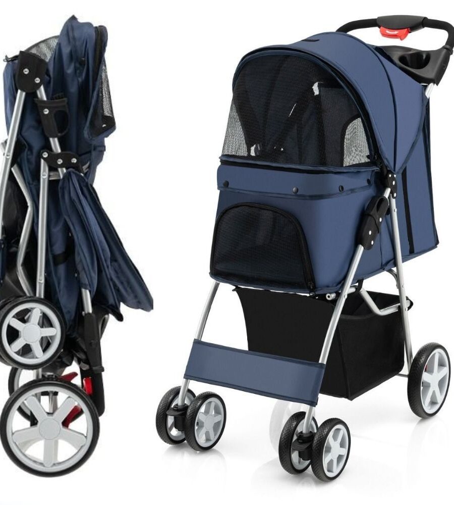 Poussette Pour Chien Pliable