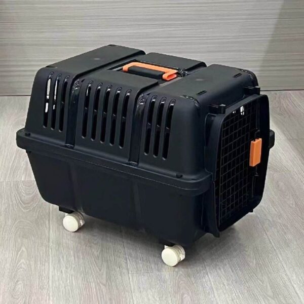 Nouveau projet (4) Cage Chien Cargo Roue blanche