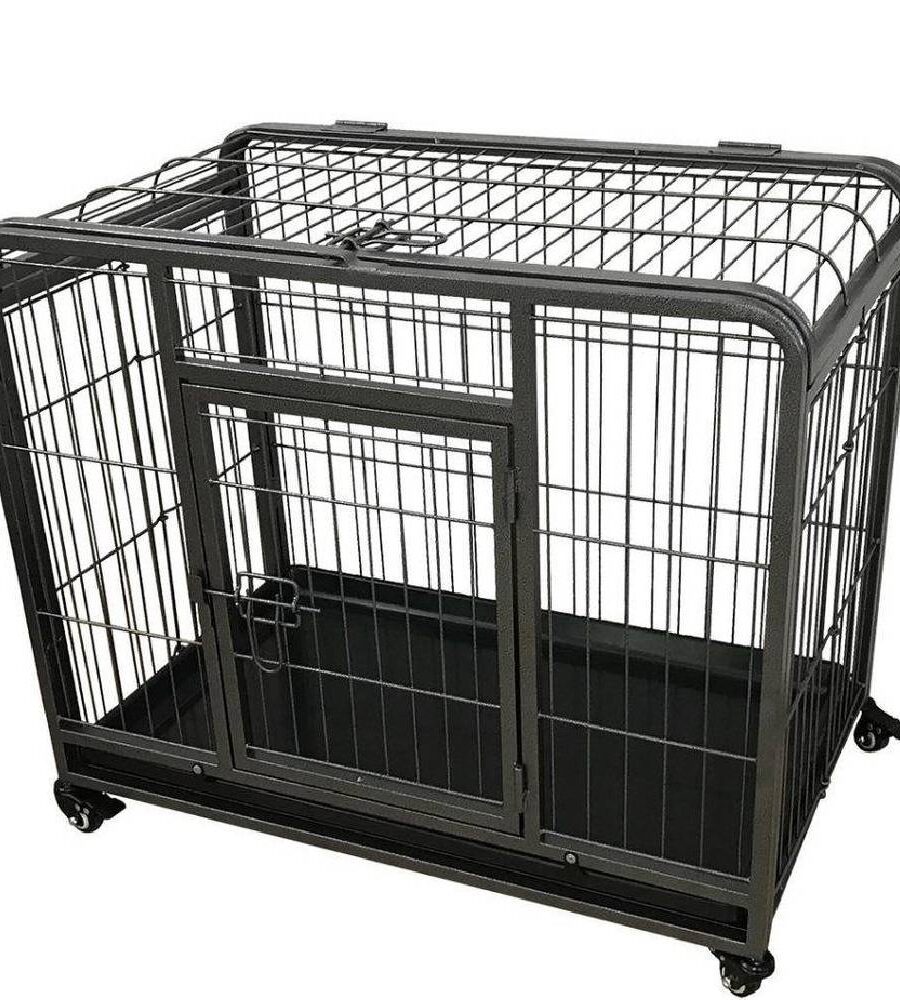 Cage De Transport Pliable En Métal Pour Chien XL