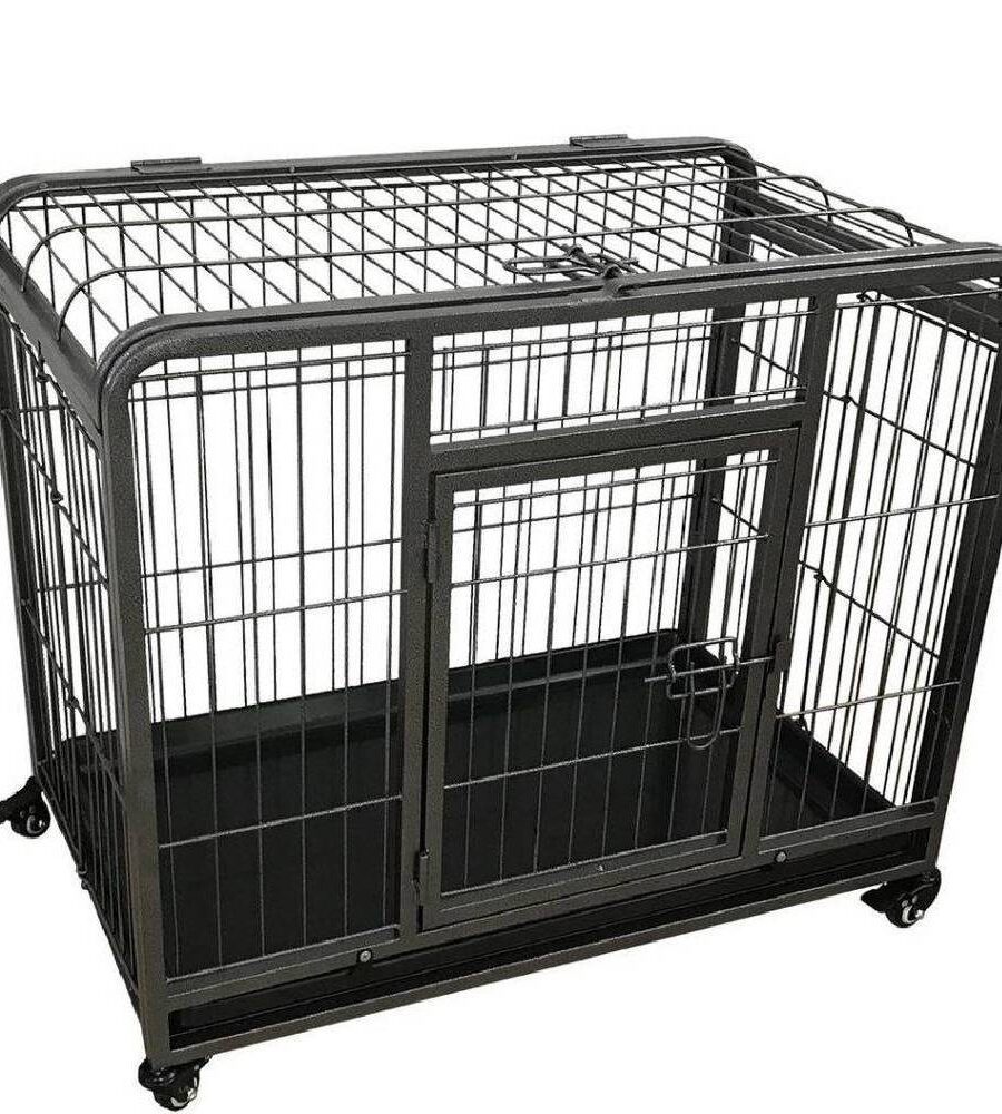 Cage En Métal Pliable Pour Chien L