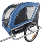 Charette vélo chien avec suspensions