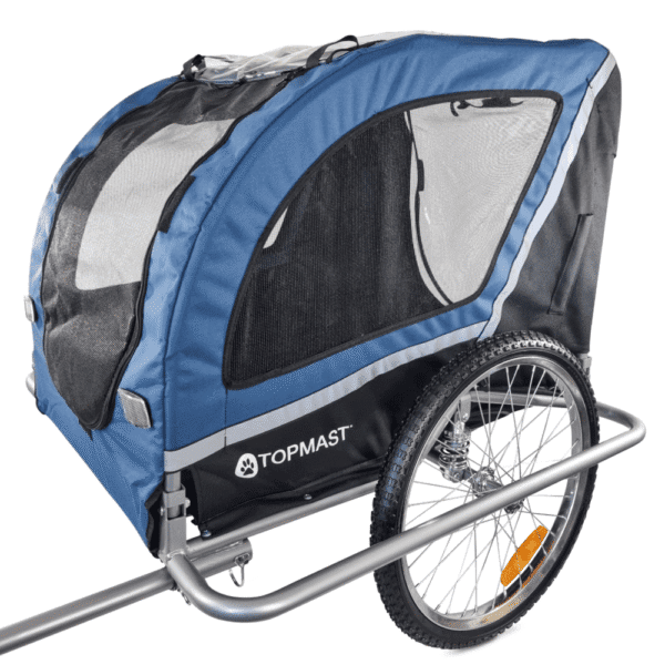 Charette vélo chien avec suspensions