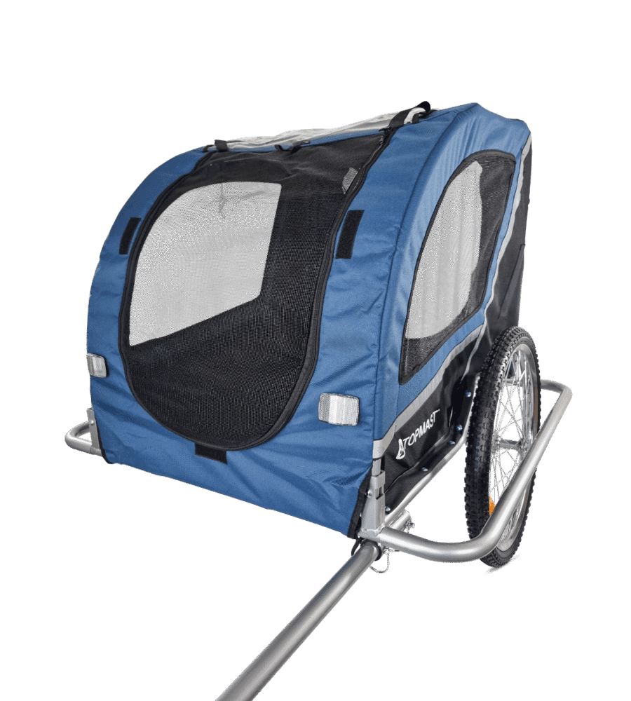 Charette vélo chien roues extra larges