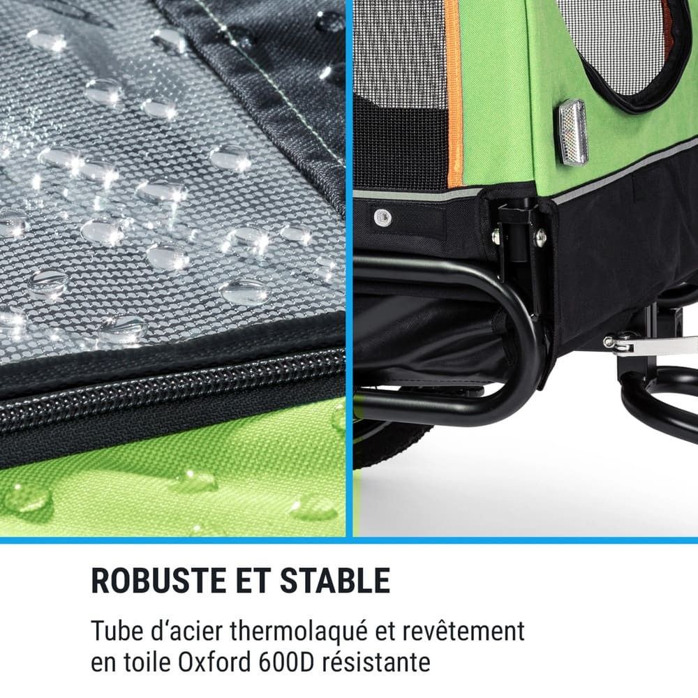 tube acier et toile Oxford 600D résistante