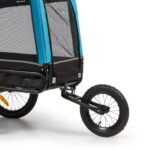 remorque velo chien amortisseur vu avant