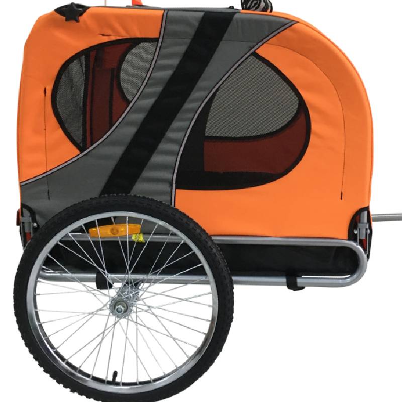 Ouverture avant double hauteur remorque chien orange pour tous gabarits