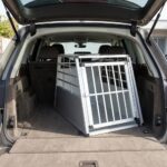 Cage De Transport Alu Pour Grand Chien Taille L coffre voiture cage vide