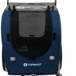 Cadre abaissé stabilisé remorque vélo chien 40 kg virages sécurisés