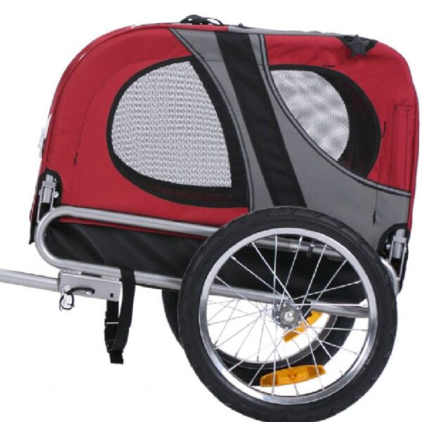 Design compact pliable remorque vélo chien Topmast