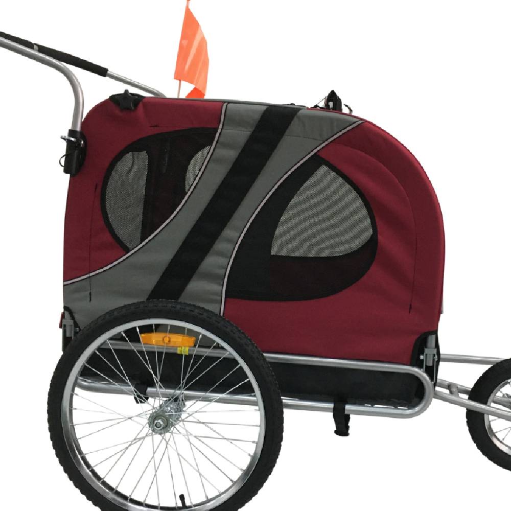 Remorque bicyclette pliable pour chien 40 kg taille M