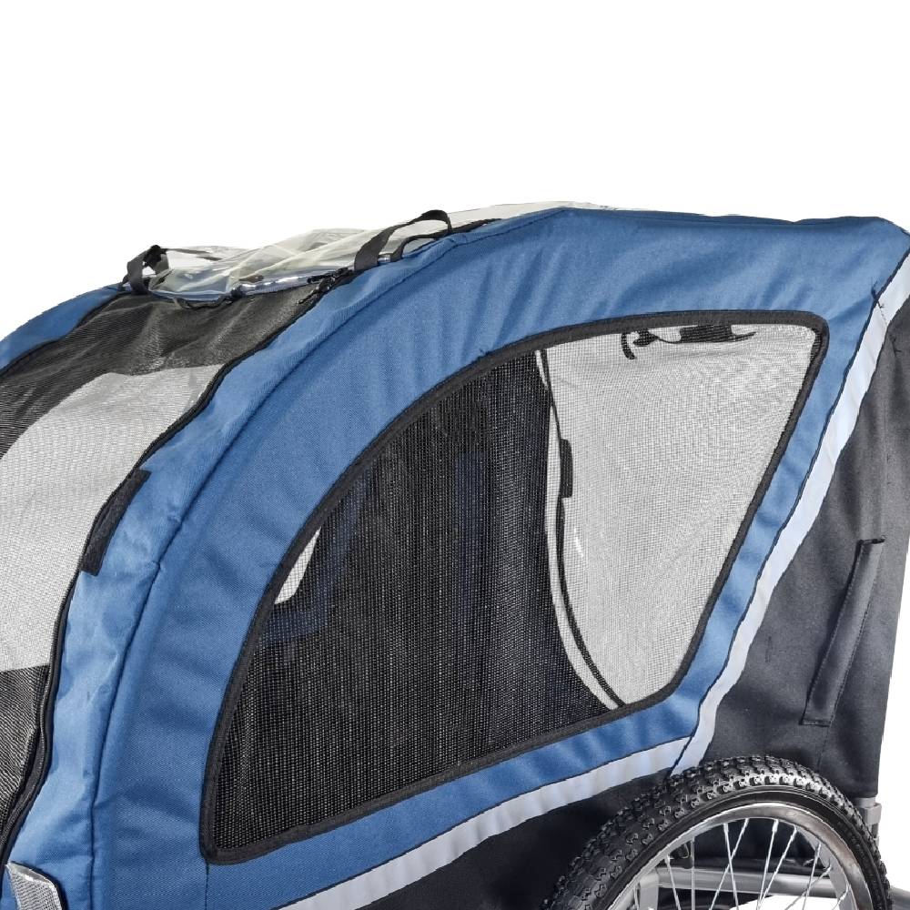 Charette vélo chien maille moustiques