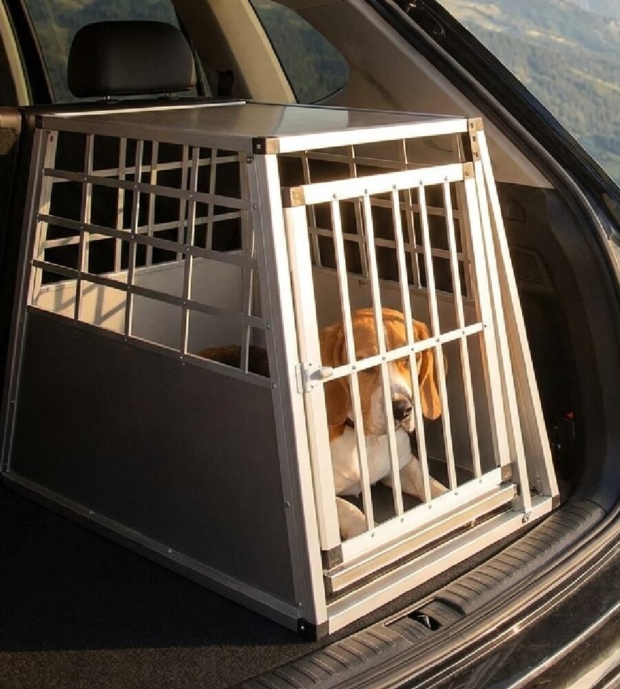 cage transport trapeze alu chien