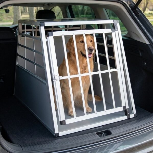 Cage De Transport Alu Pour Grand Chien Taille L