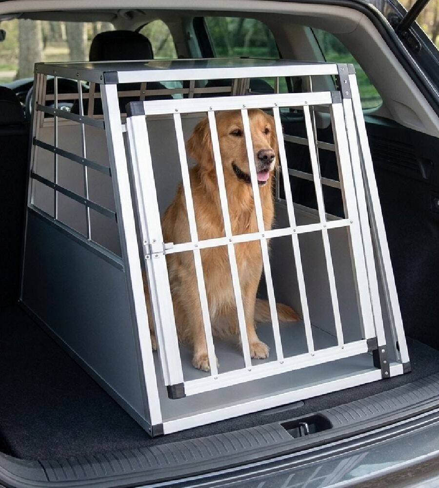 Cage De Transport Alu Pour Grand Chien Taille L