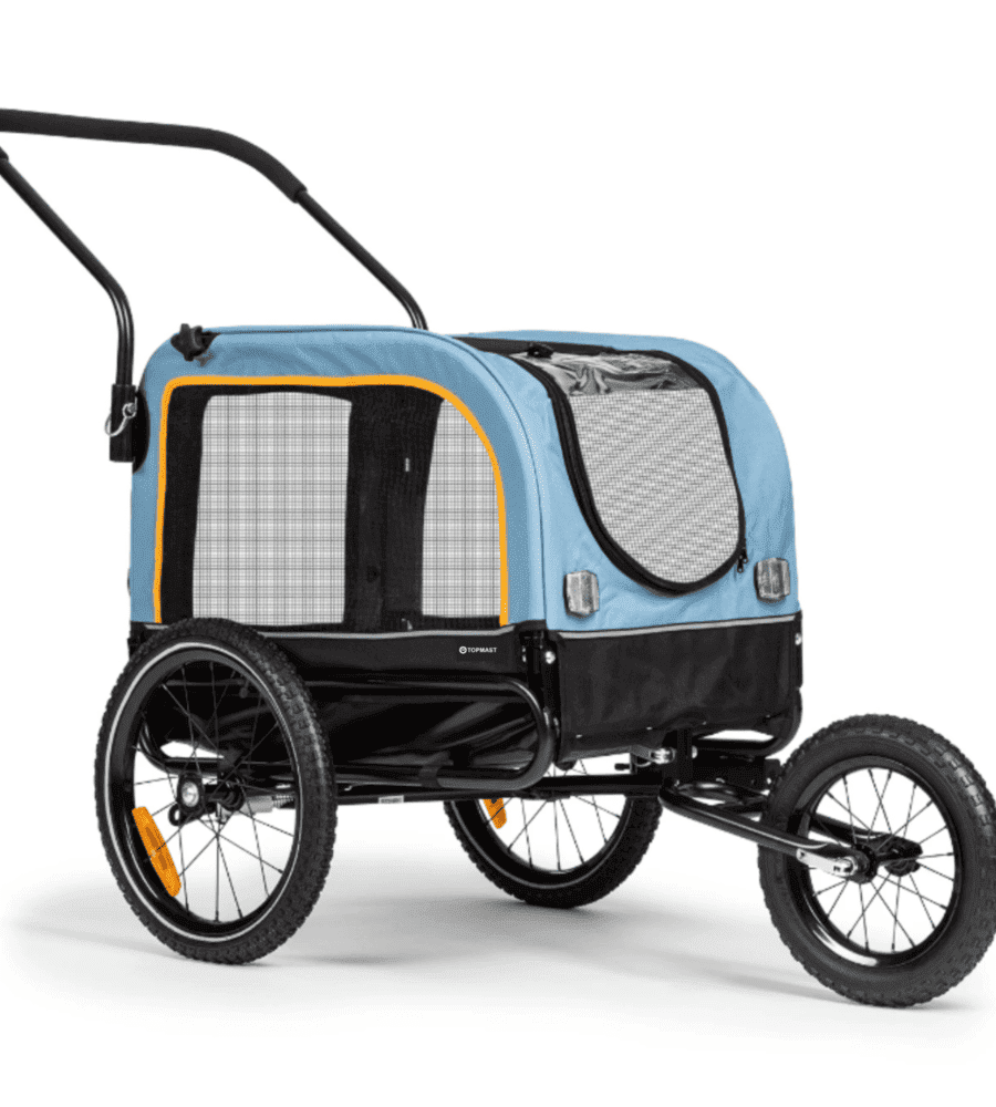 Remorque vélo pour chien 30 kg sécurité