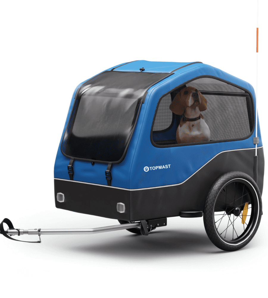 Remorque vélo chien grande taille 334 litres