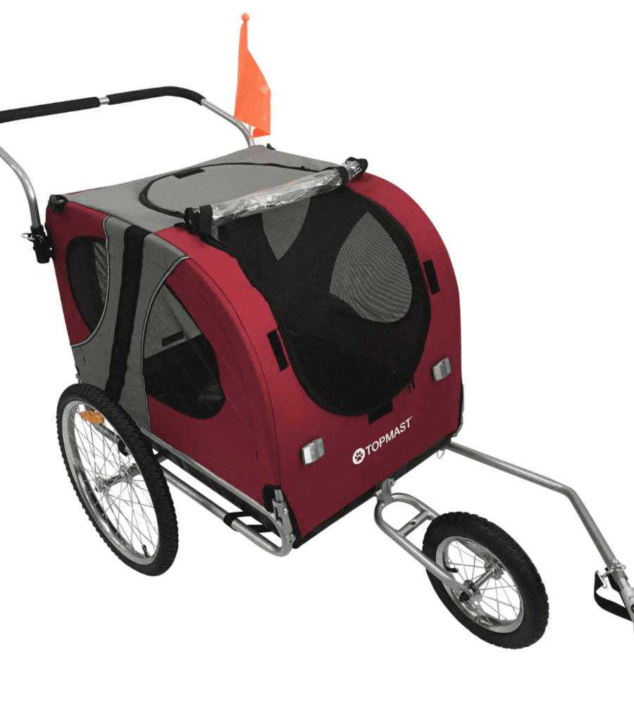 Remorque vélo pour chien solide