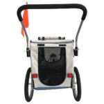 Moustiquaire avant et arrière remorque chien ventilation optimale