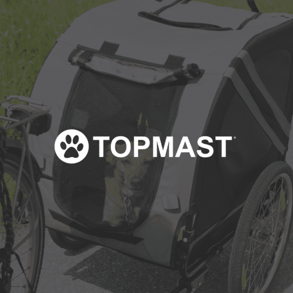 marque TOPMAST remorque chien pour vélos en général