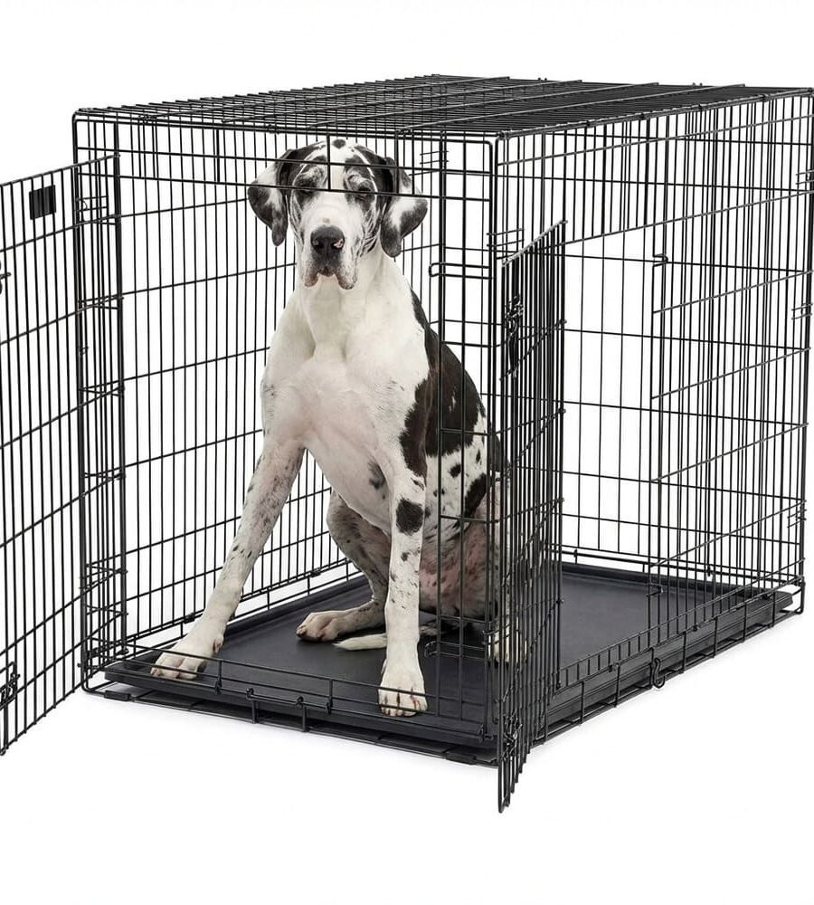 Cage Chien XXL Noire (121 cm)