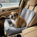 Hamac voiture pour chien imperméable – nylon, fixation aux appuie-têtes