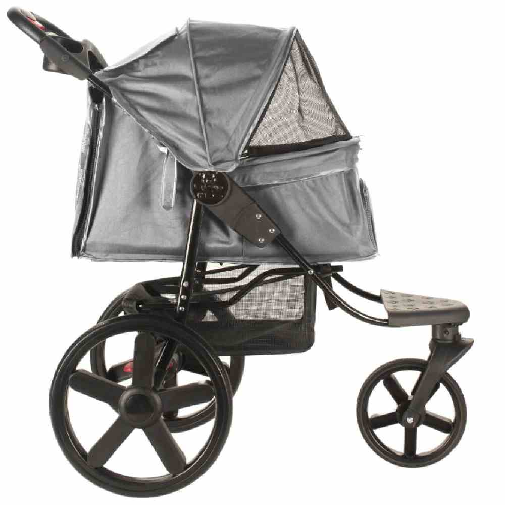 Poussette jogger chien 3 roues stabilité tout terrain