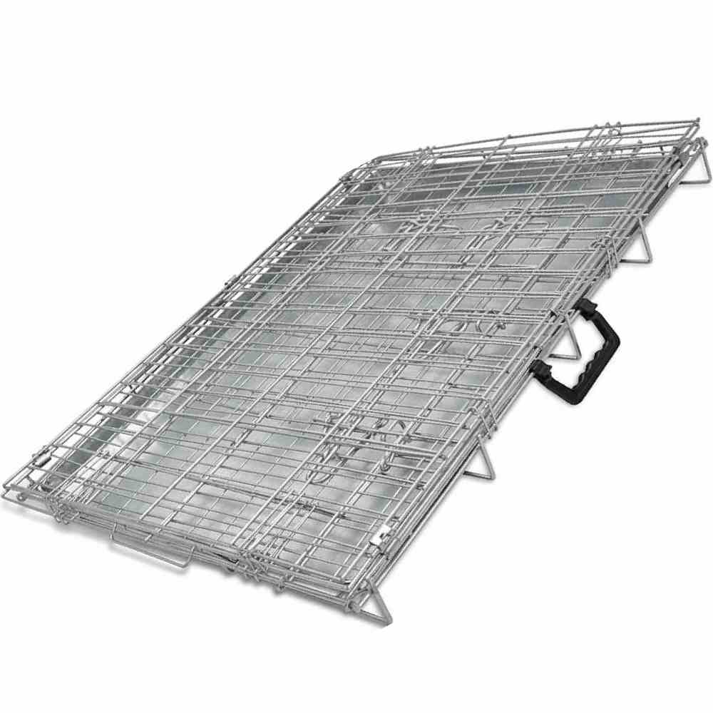 Cage transport chien S pliable rangement compact moins de 8 cm épaisseur