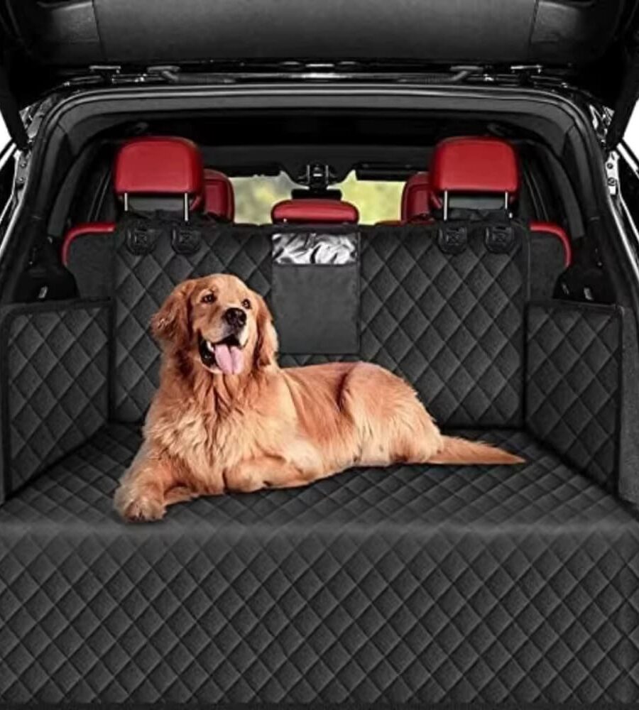 Protection banquette arrière chien installation facile sangles ajustables
