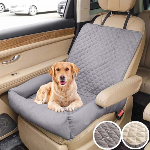 housse-de-siege-voiture-impermeable-pour-chien-9 Protection imperméable siège auto chien hamac rangement compact
