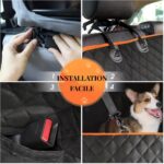 Housse matelassée siège arrière chien SUV berline universel
