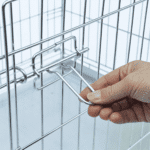 Cage transport chien S acier galvanisé anti-rouille 61x51x58 cm