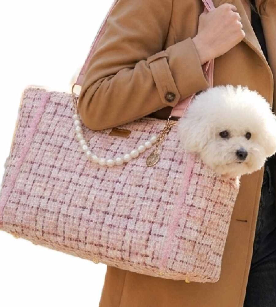 Petit Sac De Transport Pour Petit Chien rose