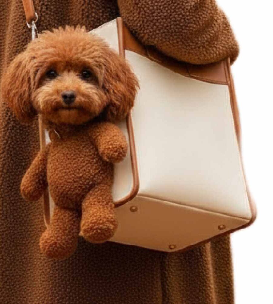 Sac De Transport Pour Chien Ours En Peluche