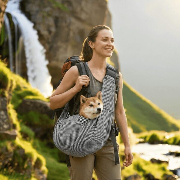 Sac transport sécurité crochet collier intégré anti-évasion saut balade montagne