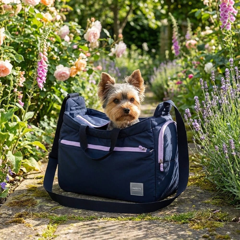 Sac transport chat quatre poches rangement mains libres pratique