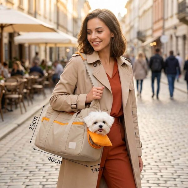 Sac de transport pour chien yorkshire 40x14x25 cm dimensions