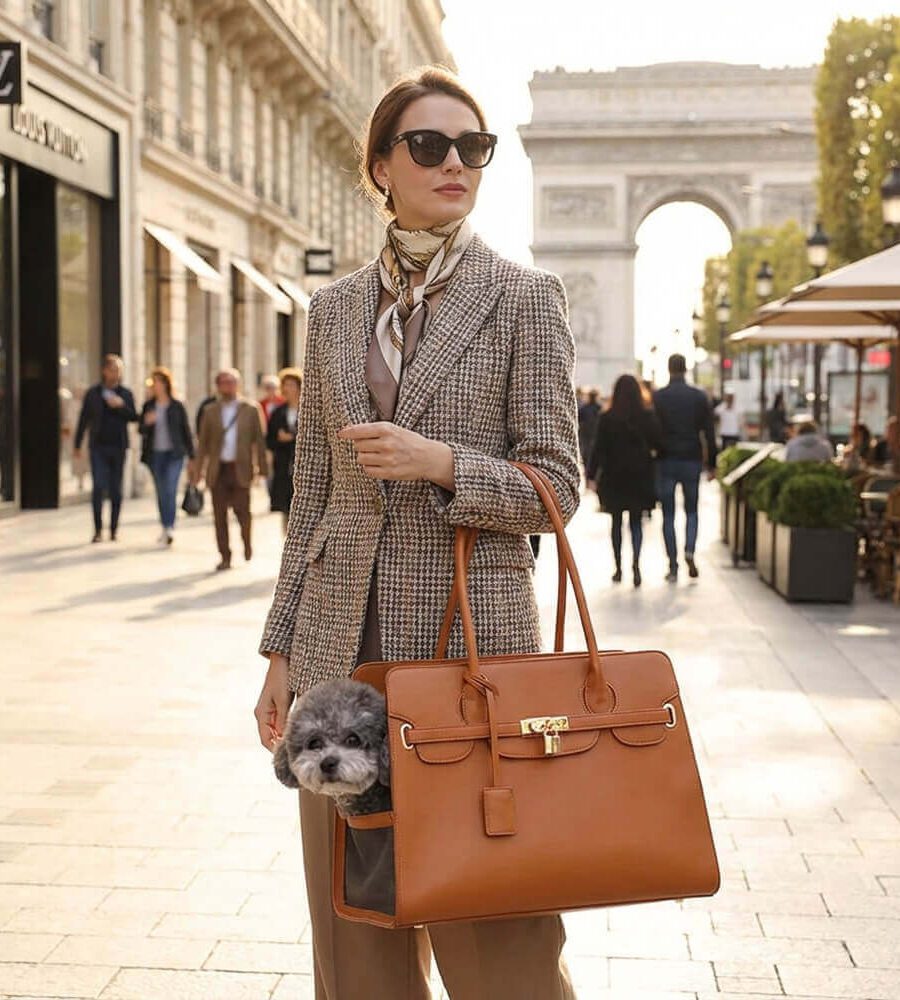 Sac transport base renforcée intérieur spacieux cocon rassurant chien