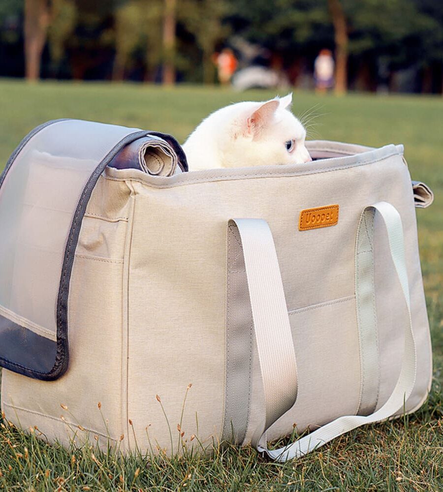 Sac Transport DODOPET DO-00 Taille L - Respirant Blanc Chien Chat