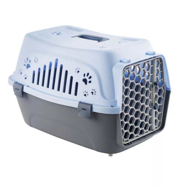 Caisse Transport Chat Chien Capsule Spatiale - Cage Avion Bleue 46cm caisse transport