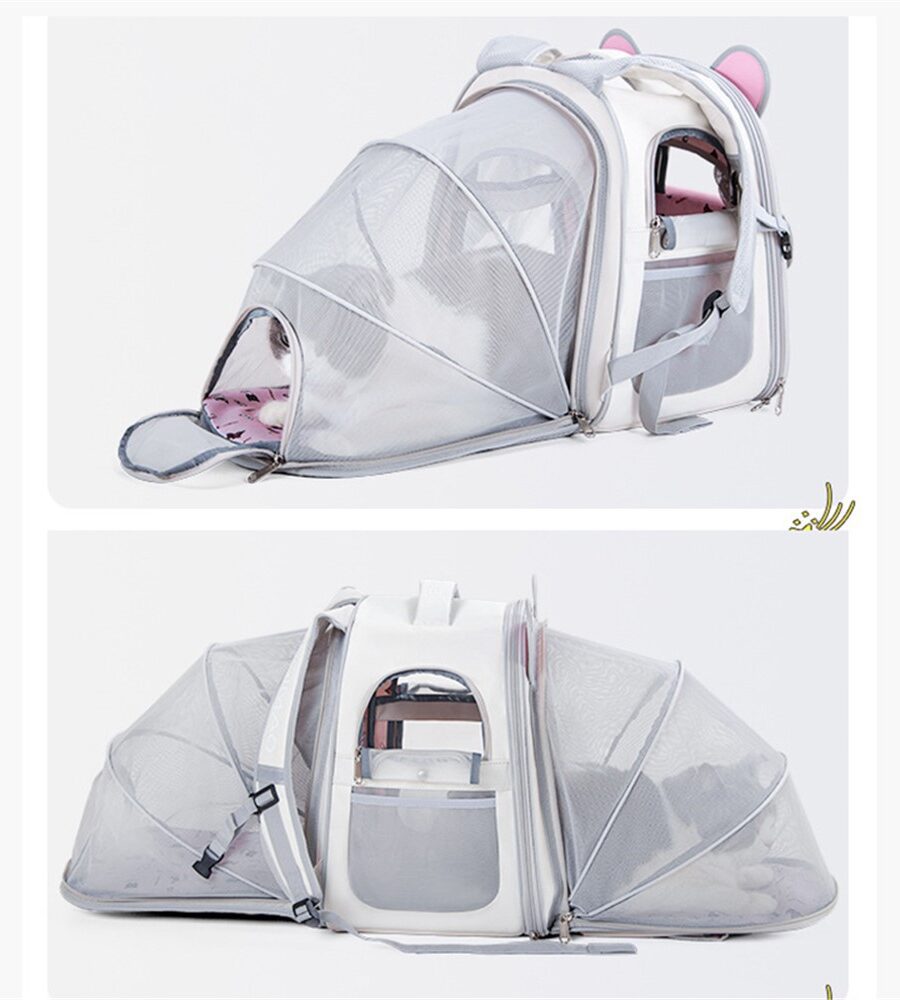 Sac à Dos Chat Extensible BAOSIMAO - Transport Confortable