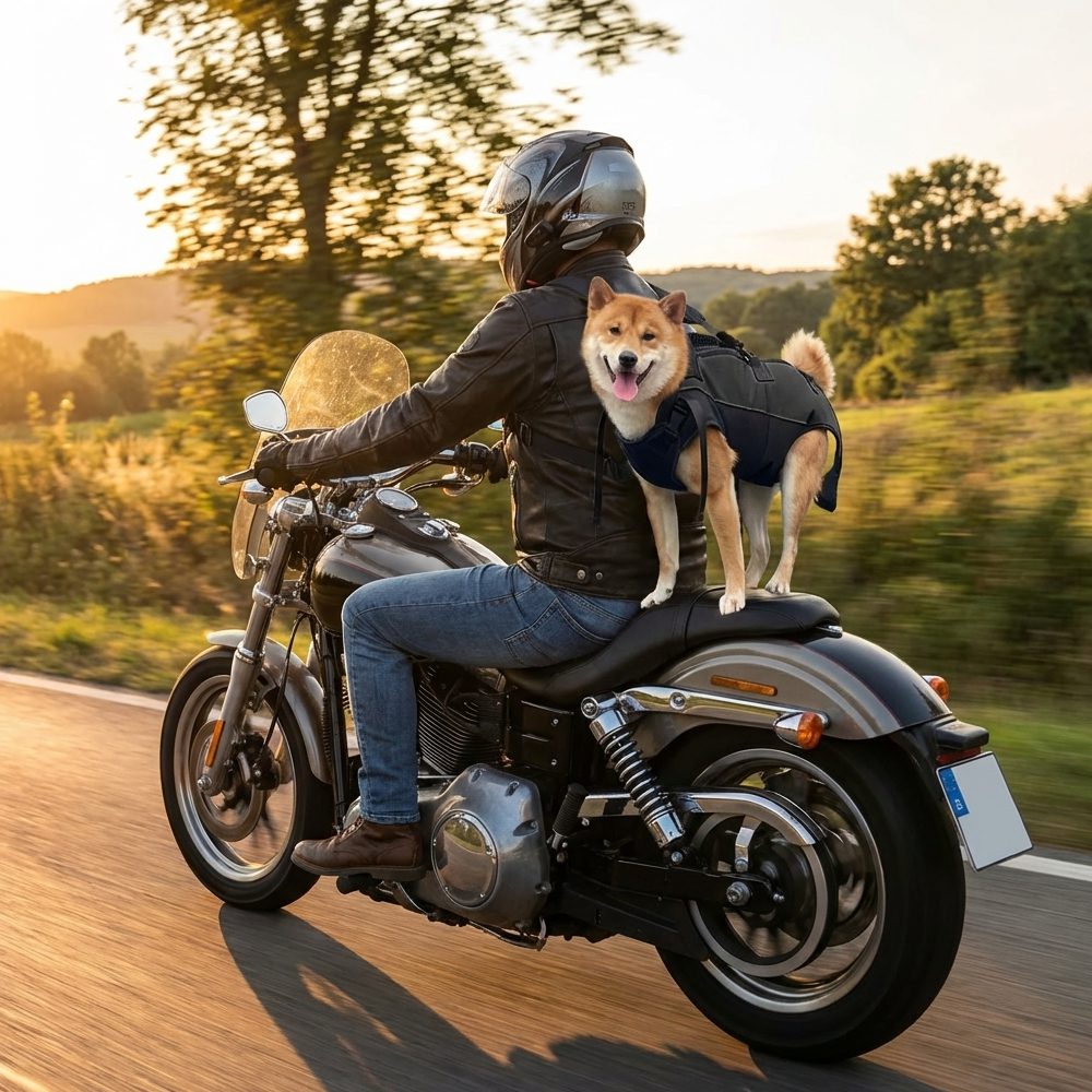 Sac à dos ventral chien 2.50-10kg mains libres randonnée camping vélo et moto