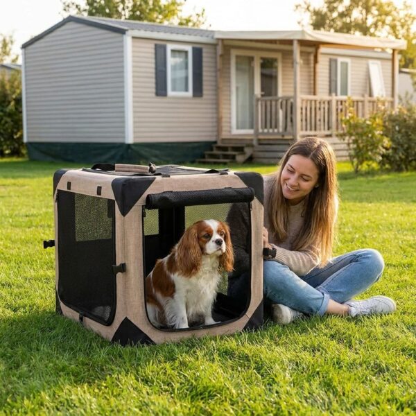 Cage Transport Pliable DODOPET - Chien Chat 8 kg