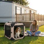 Cage Transport Pliable DODOPET - Chien Chat 8 kg - Home Car Camping