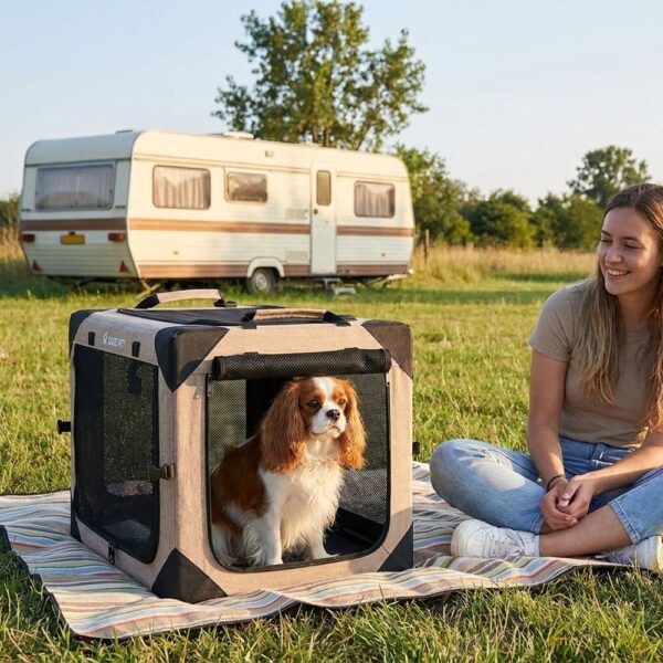 Cage Transport Pliable DODOPET - Chien Chat 8 kg - Home Car