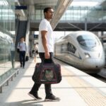 Sac Transport Bandoulière Oxford Respirant Chat gare sncf tgv