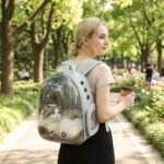 Sac à Dos Transport Chat Oxford Transparent
