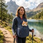 Sac Transport Ventral Chat en montagne