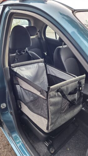 Siège transport chien voiture XXL 30 kg — grand chien photo review