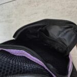 Sac à dos transport chien chat hublot ventilé violet face avant photo review
